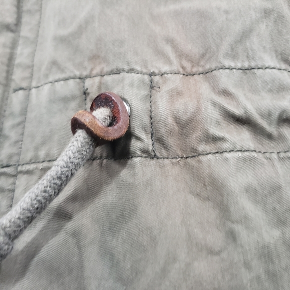 Abercrombie & Fitch Jacket SZ L Zip Up Button Up - Picture 7 of 12